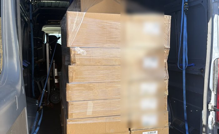 Stacked box delivery